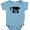 caution zombies Baby Bodysuit