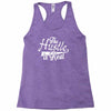 the hustle is real Racerback Tank
