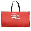 worlds greatest plumber Weekender Totes