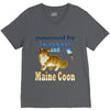 maine coon cat V-Neck Tee