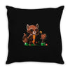 rocket around the Throw Pillow