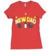 new dad Ladies Fitted T-Shirt