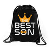 The Best Son Drawstring Bags