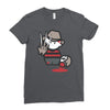 freddy krueger cartoon ideal birthday present or gift Ladies Fitted T-Shirt