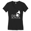 old school Women's V-Neck T-Shirt