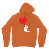 bird love heart animal graph note music party pop art gift Hoodie