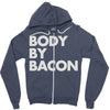 body by bacon Zipper Hoodie
