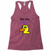 got any grapes Racerback Tank
