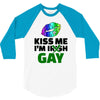 kiss me im gay 3/4 Sleeve Shirt