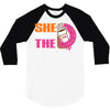 She Wants The D Dunkin Donuts 3/4 Sleeve Shirt