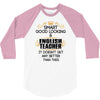 smart good looking english teacher profession 3/4 Sleeve Shirt