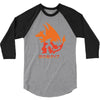 mega fire 3/4 Sleeve Shirt