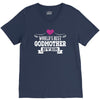 World's Best Godmother Ever V-Neck Tee