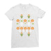 happy halloween ugly christmas sweater Ladies Fitted T-Shirt