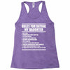 rules for dating my daughter Racerback Tank