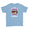 Never Underestimate A Man Who Watches Friends And Was Born in December Youth Tee