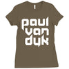 paul van dyk house Ladies Fitted T-Shirt