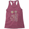 seattle skyline Racerback Tank