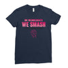 On Wednesdays We Smash The Patriarchy Ladies Fitted T-Shirt