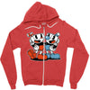 cuphead and mugman Zipper Hoodie