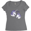 brocorn Women's Triblend Scoop T-shirt