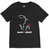 beauty and the beast V-Neck Tee