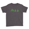 morning coffee heatbeat ekg Youth Tee