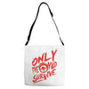 only the mad Adjustable Strap Totes