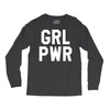 girl power white logo Long Sleeve Shirts