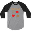 How To Live A Happy Life 3/4 Sleeve Shirt