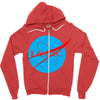 logic nasa Zipper Hoodie