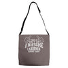 this is what an awesome gardener looks like Adjustable Strap Totes