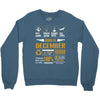 born december multitasking problem solving Crewneck Sweatshirt