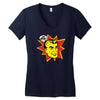 like wow ! Women's V-Neck T-Shirt