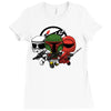 power minions vectorized Ladies Fitted T-Shirt