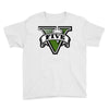 five logo Youth Tee