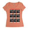 expressions of captain holt Women's Triblend Scoop T-shirt