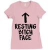 resting bitch face Ladies Fitted T-Shirt