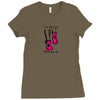 i run like a girl try to keep up Ladies Fitted T-Shirt