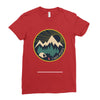 I Hate People Camping Lovers Ladies Fitted T-Shirt