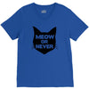 meow or never cat V-Neck Tee