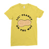 Little Peanut on the Way Ladies Fitted T-Shirt