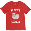 fleece navidad V-Neck Tee