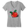 apple burster Women's V-Neck T-Shirt