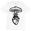 heart and nuclear explosion T-Shirt