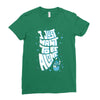 lonely astronaut Ladies Fitted T-Shirt