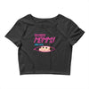 [your name] is going to be mommy Crop Top