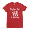 you have died of dysentery Ladies Fitted T-Shirt