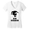 air khabib silhouette Women's V-Neck T-Shirt