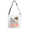 This Girl Loves Shetland Sheepdog Adjustable Strap Totes